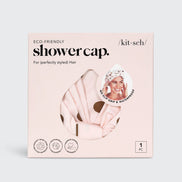 KITSCH Luxury Shower Cap - Blush Dot