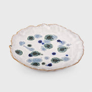 TRUU Mottled Glaze Ceramic Plate, 5.51x5.31x0.79