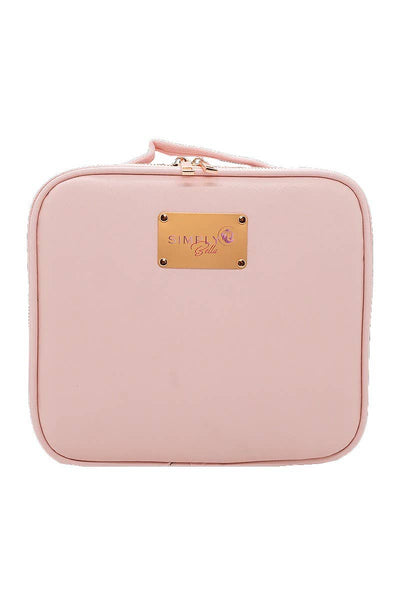 Simply Bella 1060 Pink Travel Makeup Case W/ LED Mirror