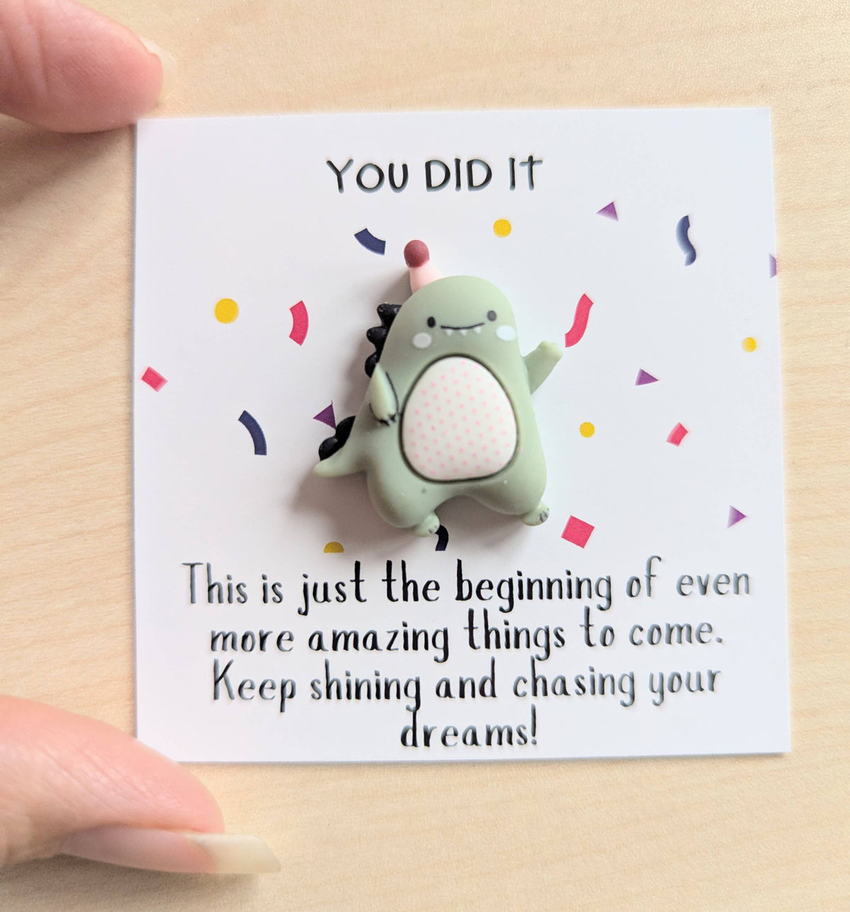 UNLIFTED INK Mini Congratulations Card for Encouragement & Graduation 