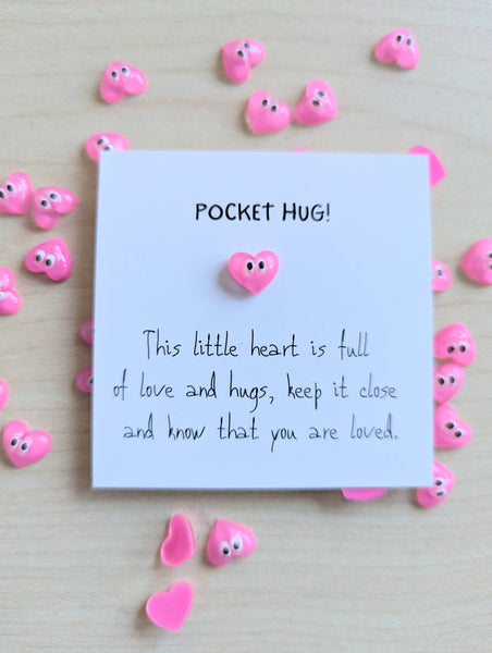 UPLIFTED Pocket Hug Mini Card - Handmade Keepsake with Personal Note