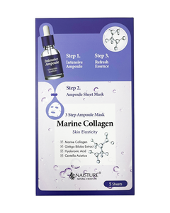 Naisture 3 Step Ampoule Mask-Marine Collagen