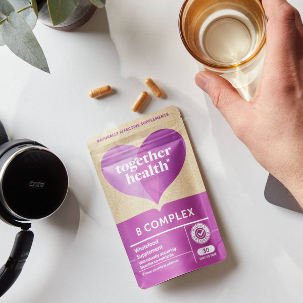 Together Health B Complex Vitamin – Vegan Supplement – 30 Capsules