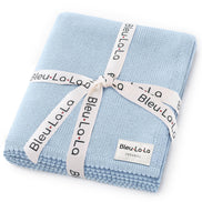 Bleu La La 100% Organic Luxe Baby Blanket