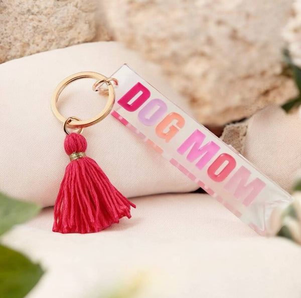 Dog Mom Keychain | Dog Lover Gifts