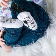 Bring my Mom Some Wine Baby Socks | Wine Gifts | Baby Items