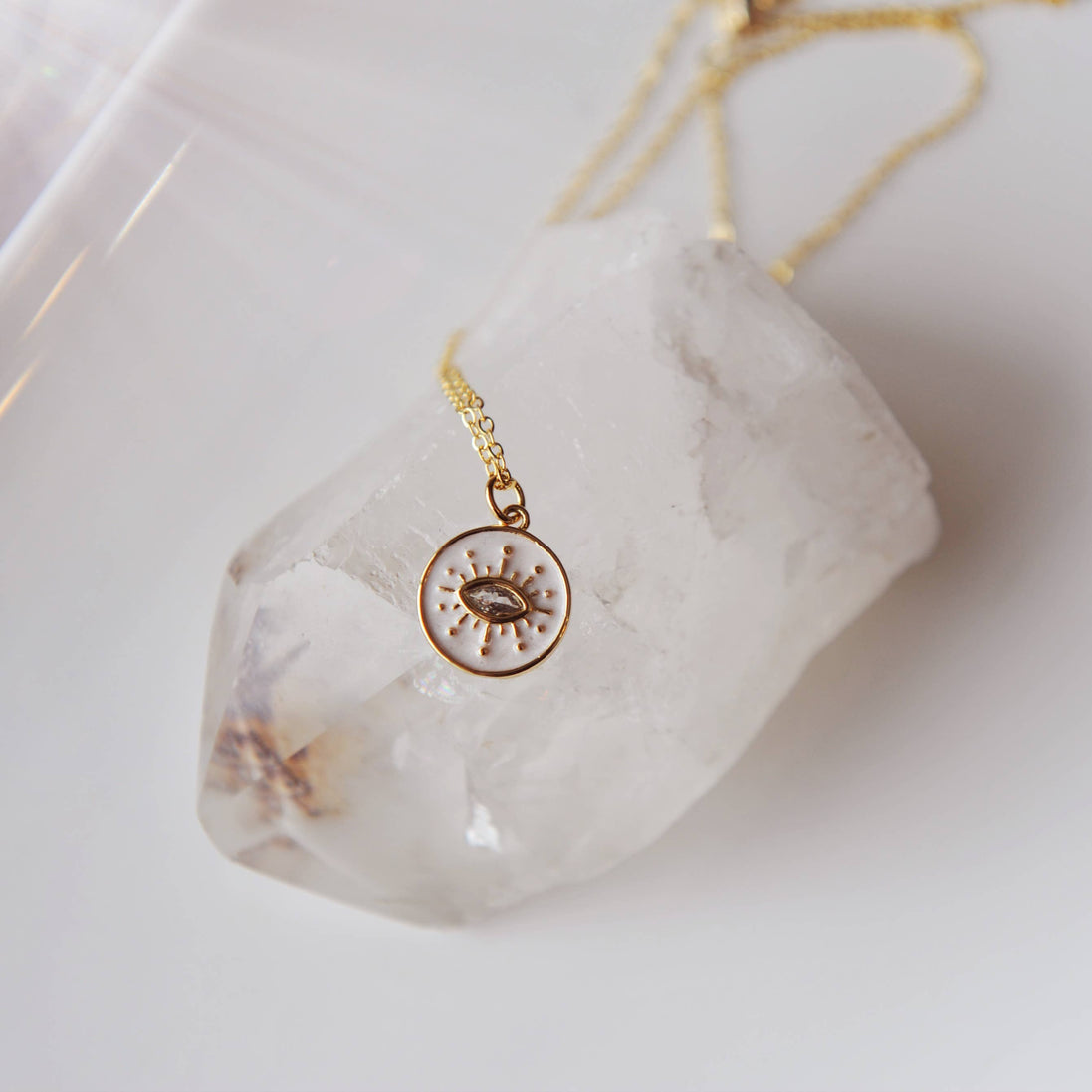Oh So Lovely Evil eye necklace