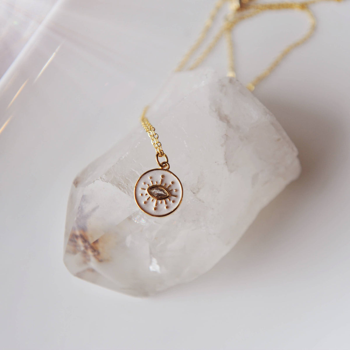 Oh So Lovely Evil eye necklace