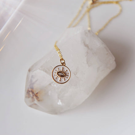 Oh So Lovely Evil eye necklace