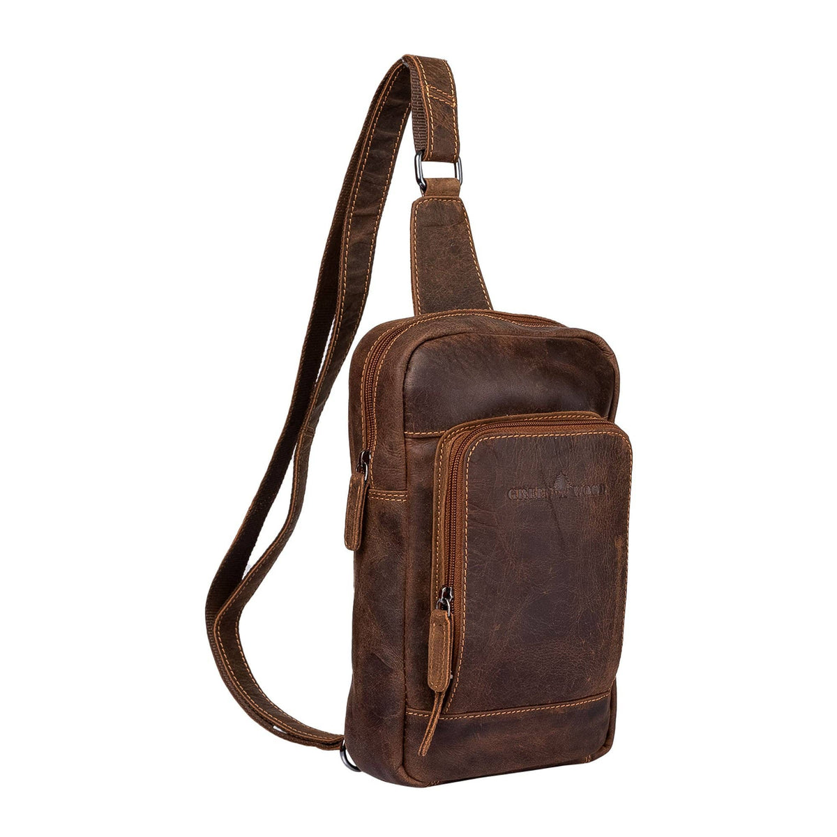 GREENWOOD LEATHER Leather Crossbody Bag Hamilton GW6806