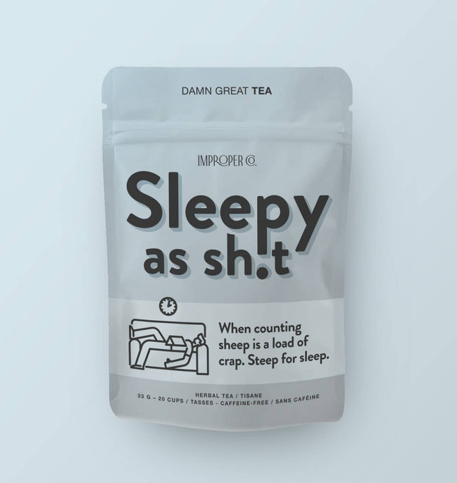 Sleepy As Sh*t Herbal tea, 20 Servings, Functional Tea Blend