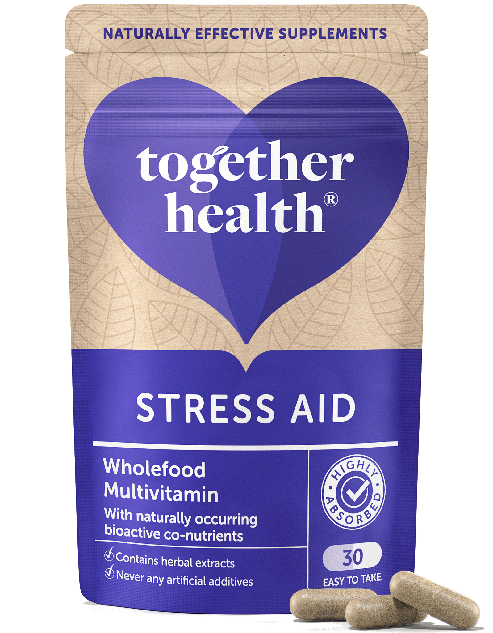 Together Health Stress Aid – Stress Supplement – 30 Capsules