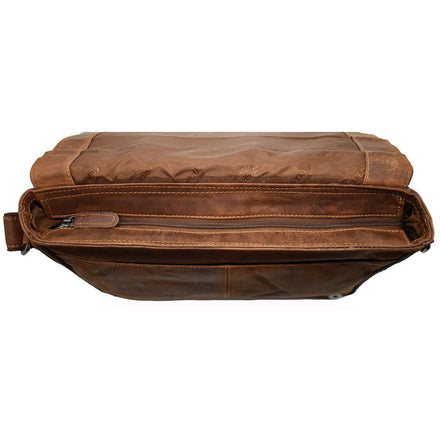 GREENWOOD LEATHER Leather Laptop Bag Berlin GW588