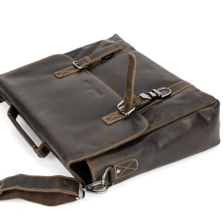 GREENWOOD LEATHER Leather Laptop Bag Portland GW196653