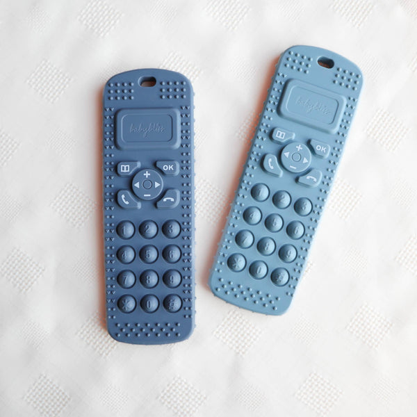 Baby bliss Sensory Popper Teether Phone - Sage
