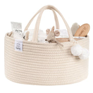 FEPHAS Rope Diaper Caddy/ Beige