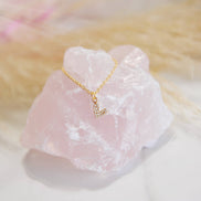 OH SO LOVELY CHERISH / Dainty Heart Charm Necklace