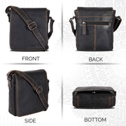 GREENWOOD LEATHER Leather Shoulder Bag Luna