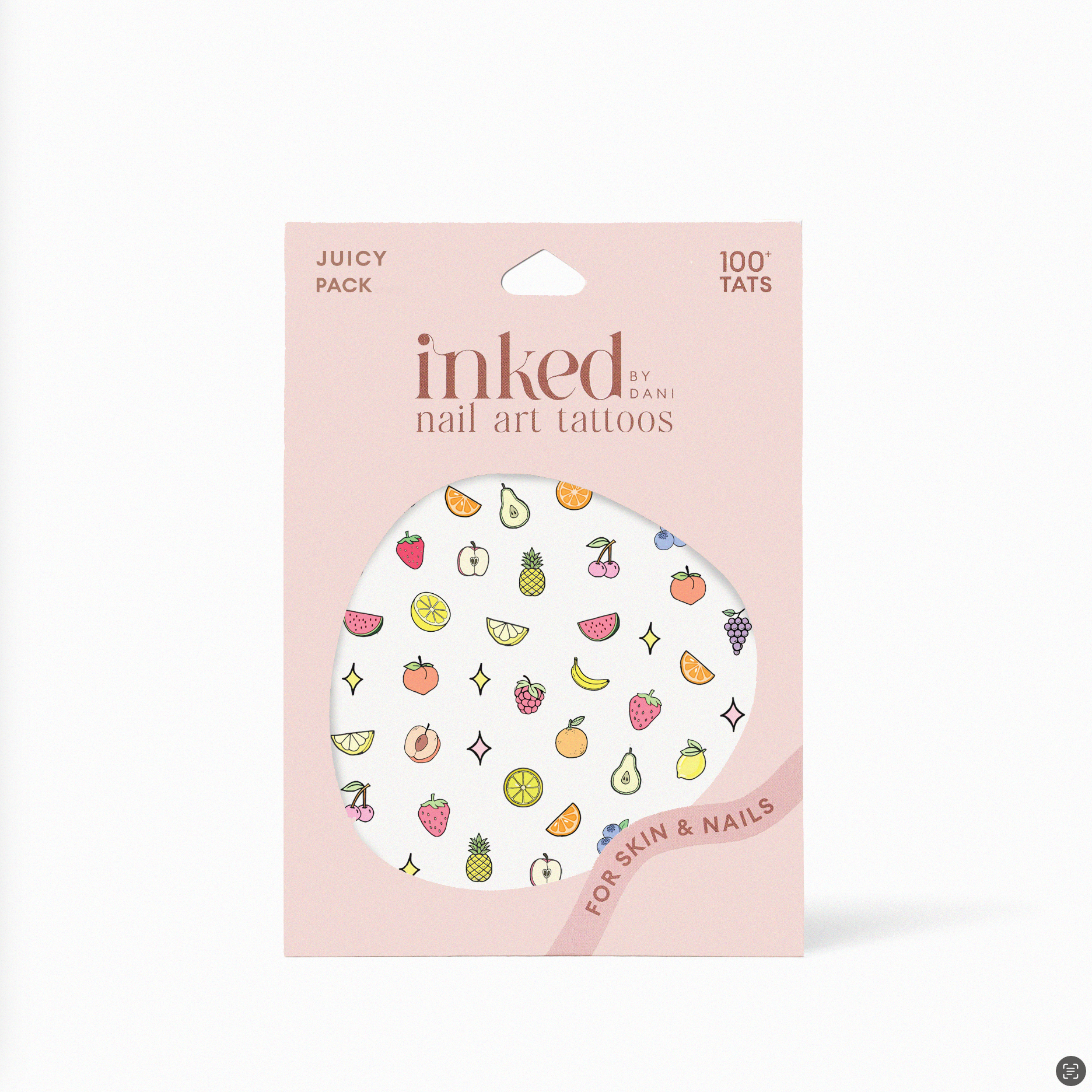 INKED BY DANI Juicy Nail Art Temporary Tattoo Pack