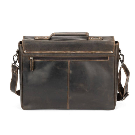 GREENWOOD LEATHER Leather Laptop Bag Portland GW196653