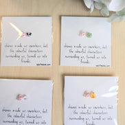 UNLIFTED INK Coworker BFF Card with 2 Mini Figurines & Custom Message