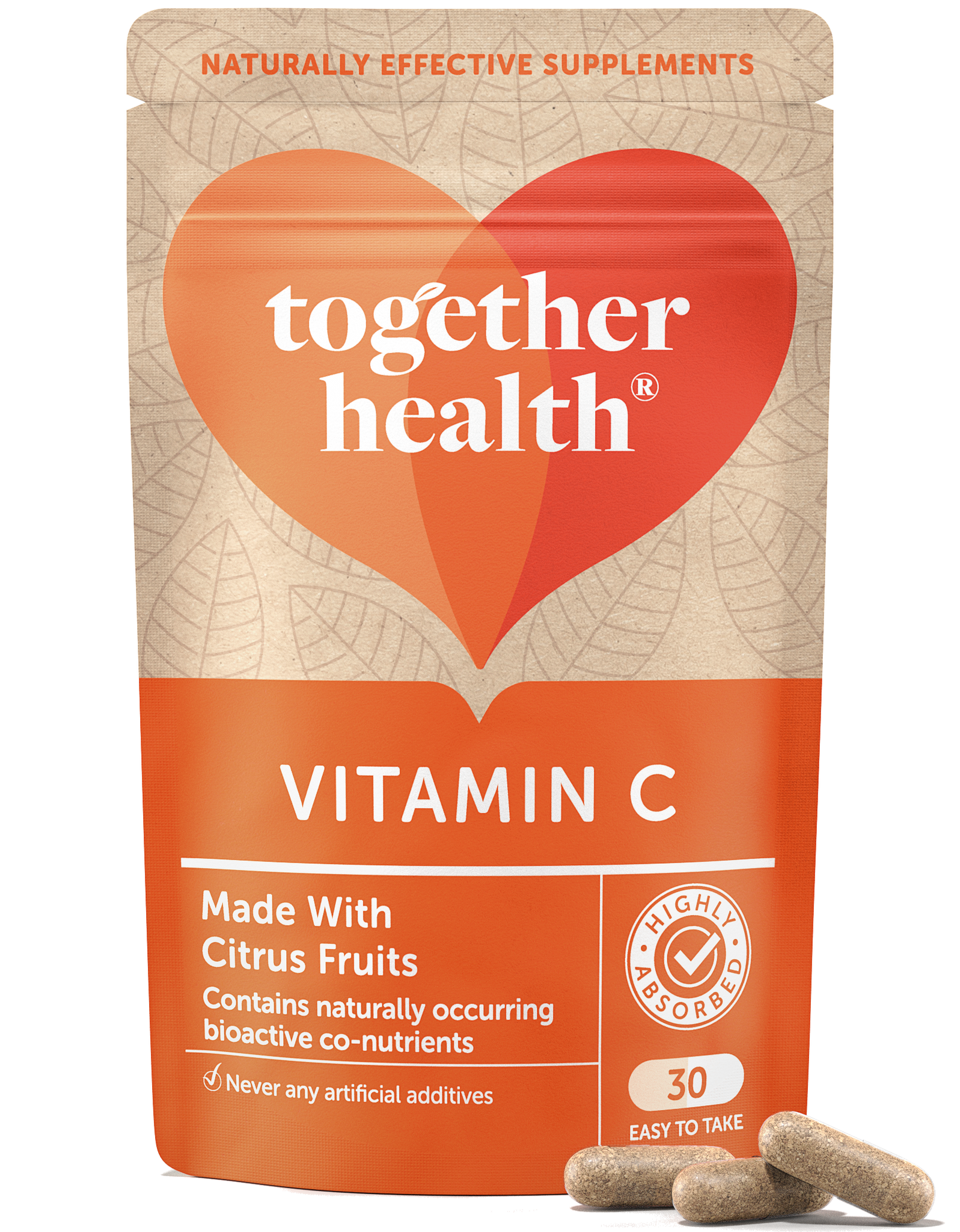 Together Health Vitamin C – Vegan – 30 Capsules