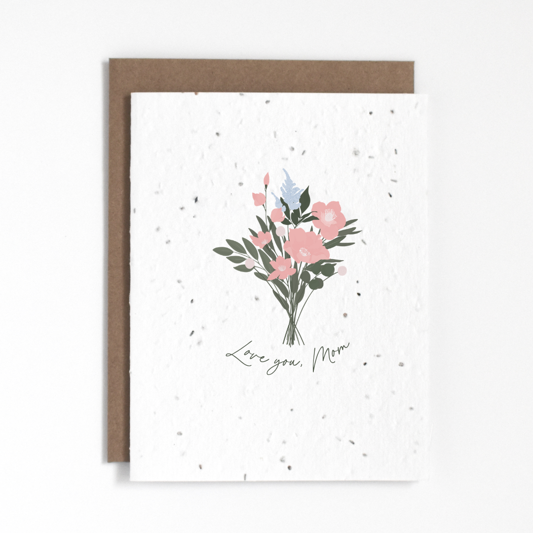 THE GOOD CARD Plantable Greeting Card - Love you, Mom