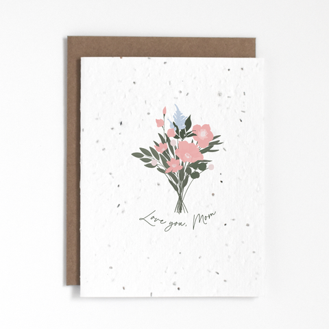 THE GOOD CARD Plantable Greeting Card - Love you, Mom