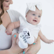 If you can read this Bring My Mom a Coffee® Baby Socks Gifts