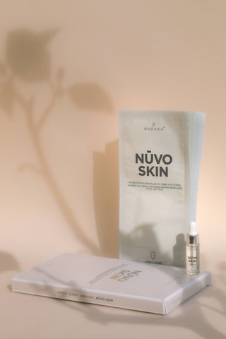 NŪVO SKIN Eye Mask & Serum for Wrinkles, De-puffing & Pores