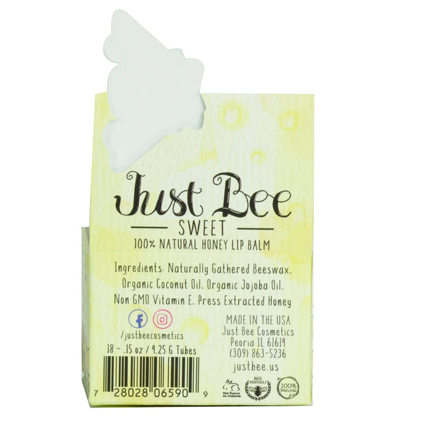 Just Bee Sweet Lip Balm - Natural Honey Lip Balm