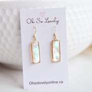 Oh So Lovely VALERIE, Mother of Pearl Earrings