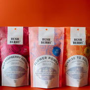 BLUSH BERRY Organic Wild Raspberry Hibiscus Tea