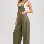 BLUIVY CARGO DRAWSTRING OVERALL JUMPSUIT
