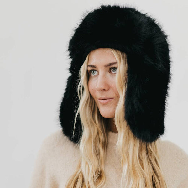 Pretty simple Bonnie Bomber Faux Fur Winter Hat