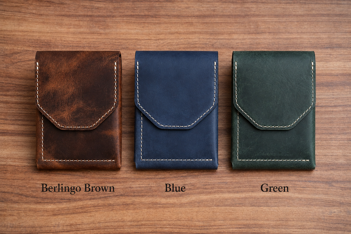 Leather Cash Wallet, Vertical Minimalist Wallet, 2026 wallet