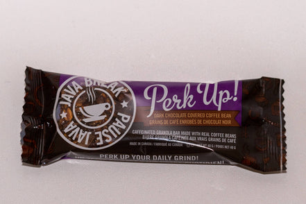 Wildly Canadian Perk Up! Caffeinated Specialty Bar with Dark Chocolate