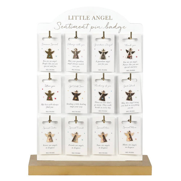 Angel Sentiment Pin