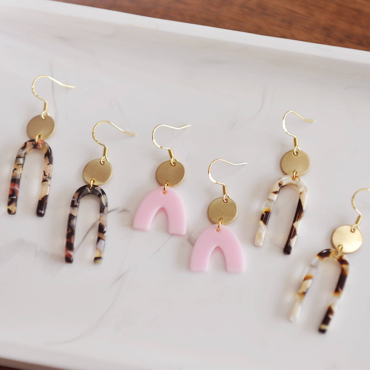 OH SO LOVELY COREY, arch earrings
