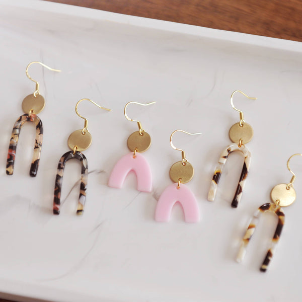 OH SO LOVELY COREY, arch earrings