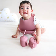 Baby bliss Sippy Cup with Straw, Spill-Proof & Anti-Stain - Caramel