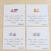 UNLIFTED INK Coworker BFF Card with 2 Mini Figurines & Custom Message