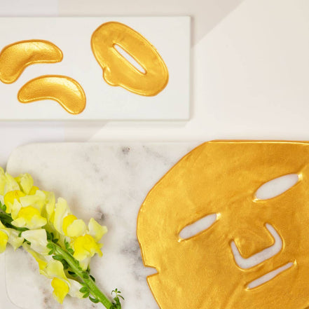 24KT Gold Lip Mask- Pak/5. Hydrating & Brightening HA+VitA