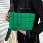 24 POPS Quilted Cosmetic Makeup Pouch Clutch Bag