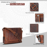 GREENWOOD LEATHER Smart Messenger Steven Mini 11