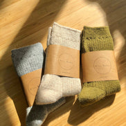 BILLY BAMBOO ICELAND WOOL SOCKS - neutral