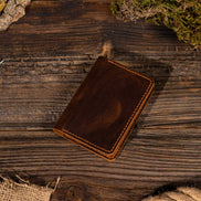 Genuine Leather Wallet, Handmade Wallet with ID Window