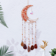 Crystolver 60cm Crystal Tree of Life Moon Dreamcatcher