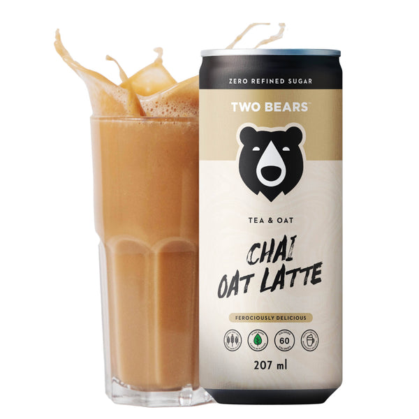 Two Bears Frothed Chai Tea Oat Latte