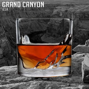Grand Canyon Crystal Whiskey Glasses, Set of 2